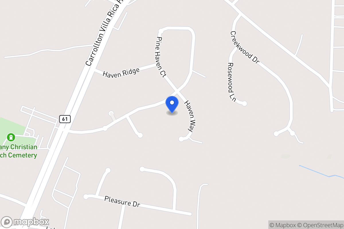 Map of 125 Pine Haven Ct