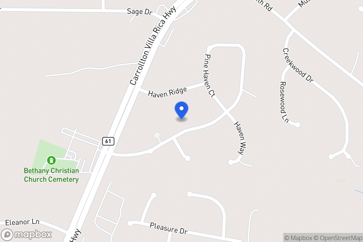 Map of 112 Pine Haven Ct