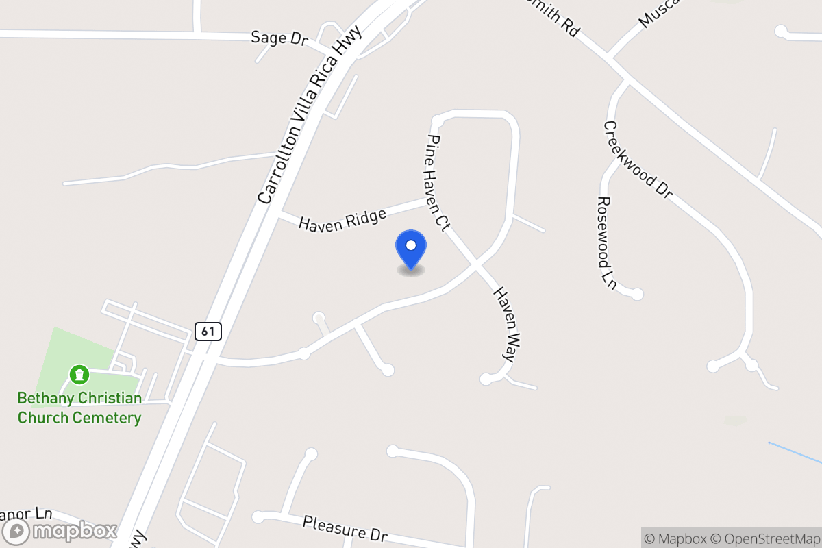 Map of 120 Pine Haven Ct