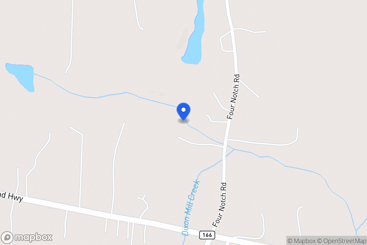 Map of 1370 Four Notch Rd