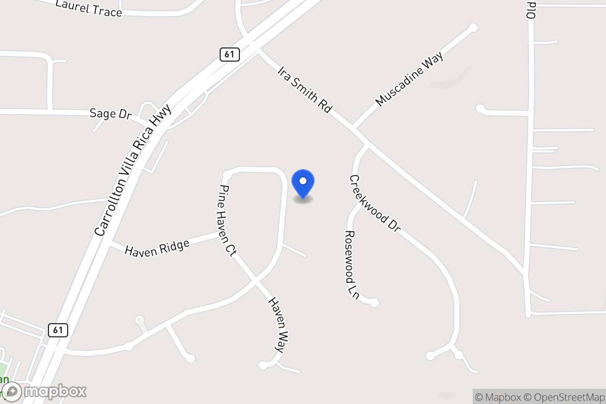 Map of 57 Pine Haven Dr
