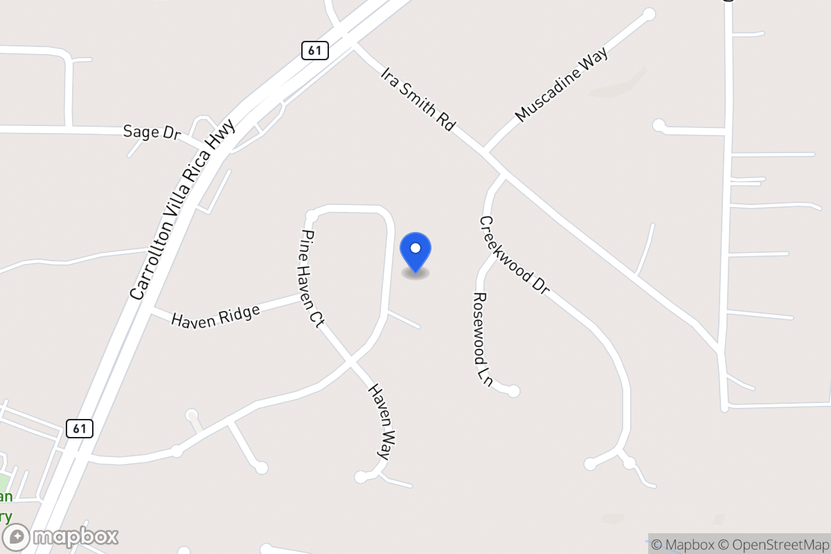 Map of 47 Pine Haven Dr