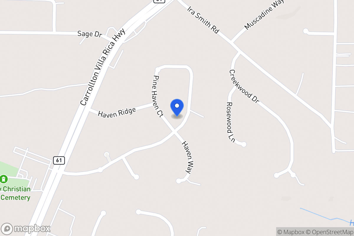 Map of 204 Pine Haven Dr