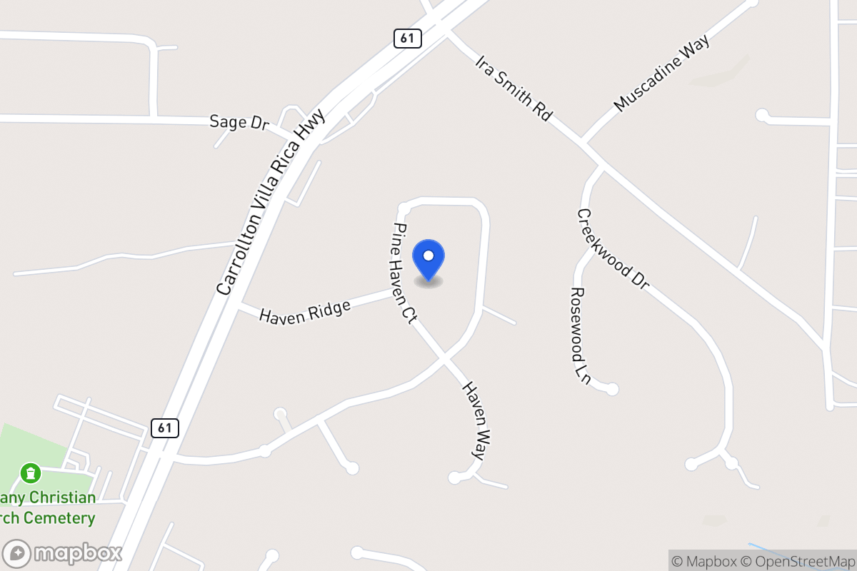 Map of 180 Pine Haven Dr