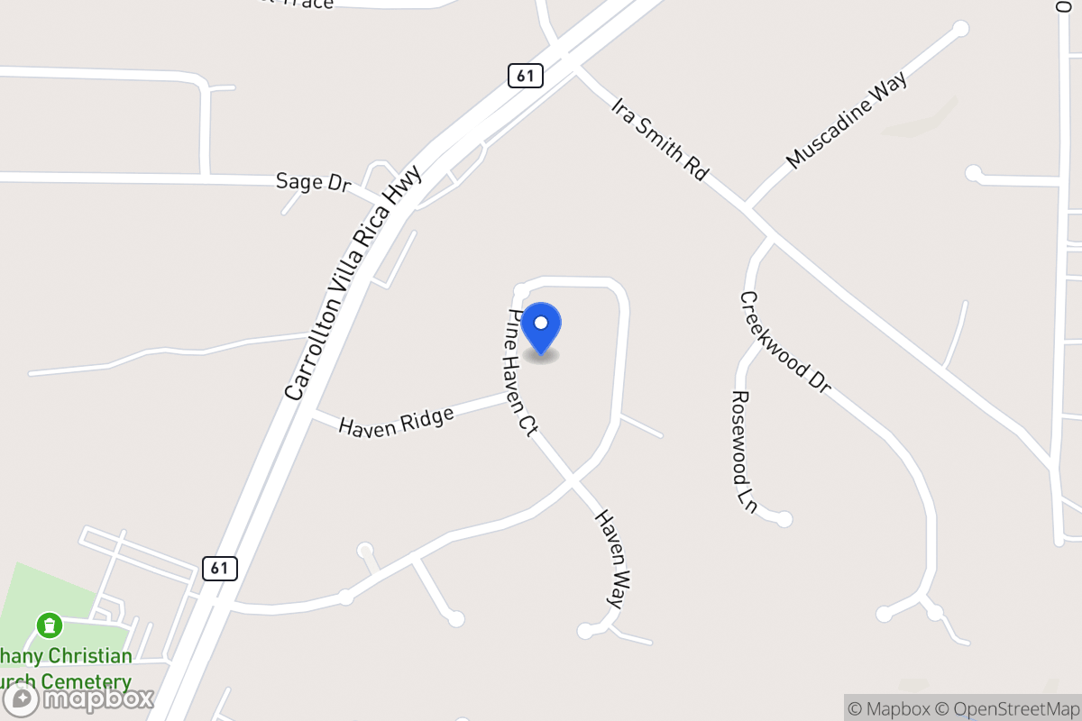 Map of 168 Pine Haven Dr