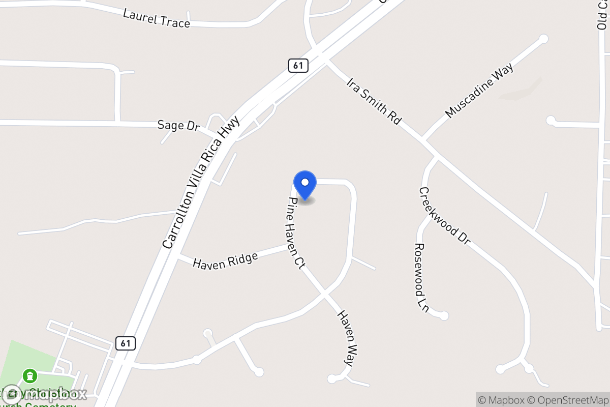 Map of 134 Pine Haven Dr