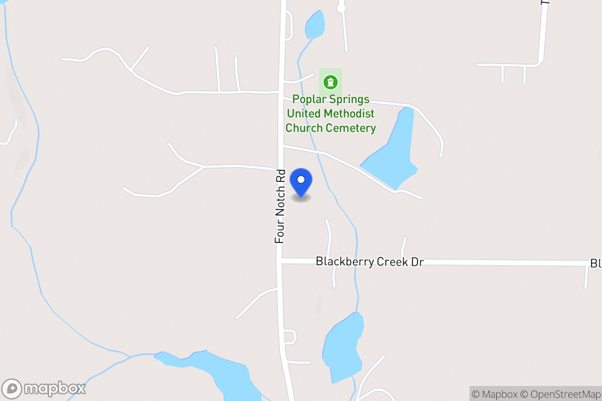 Map of 1927 Four Notch Rd