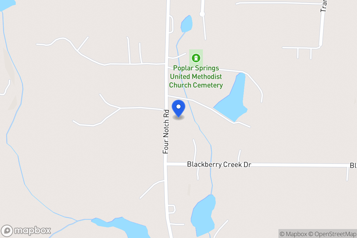 Map of 1955 Four Notch Rd