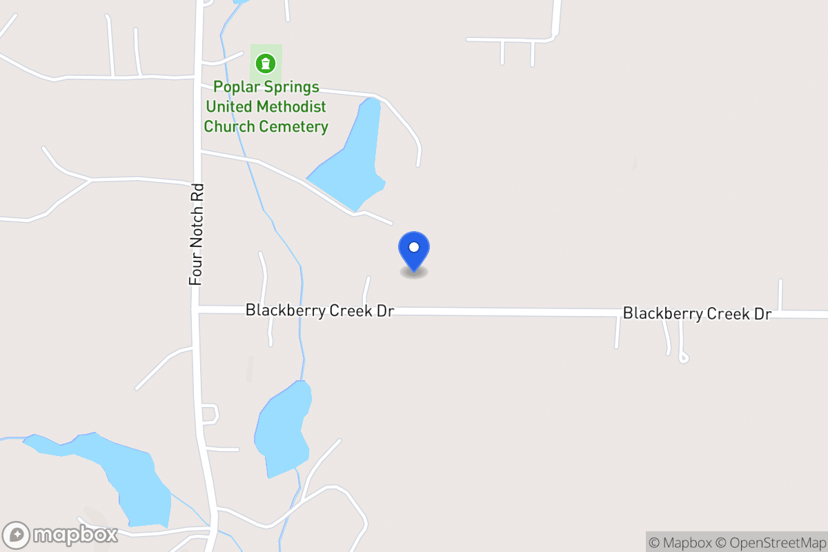 Map of 72 Blackberry Creek Dr
