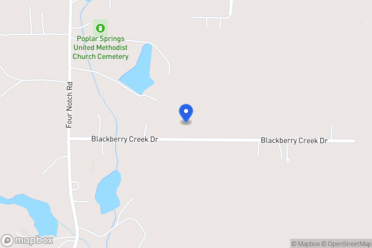Map of 88 Blackberry Creek Dr
