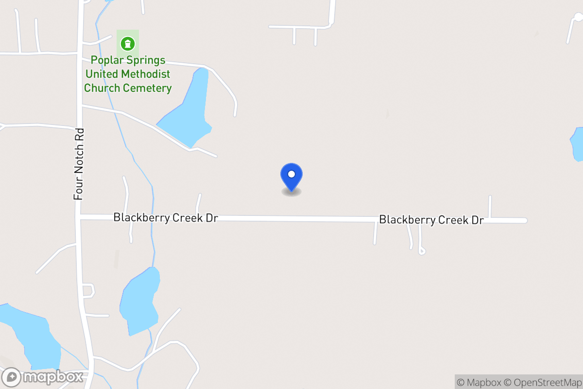 Map of 104 Blackberry Creek Dr
