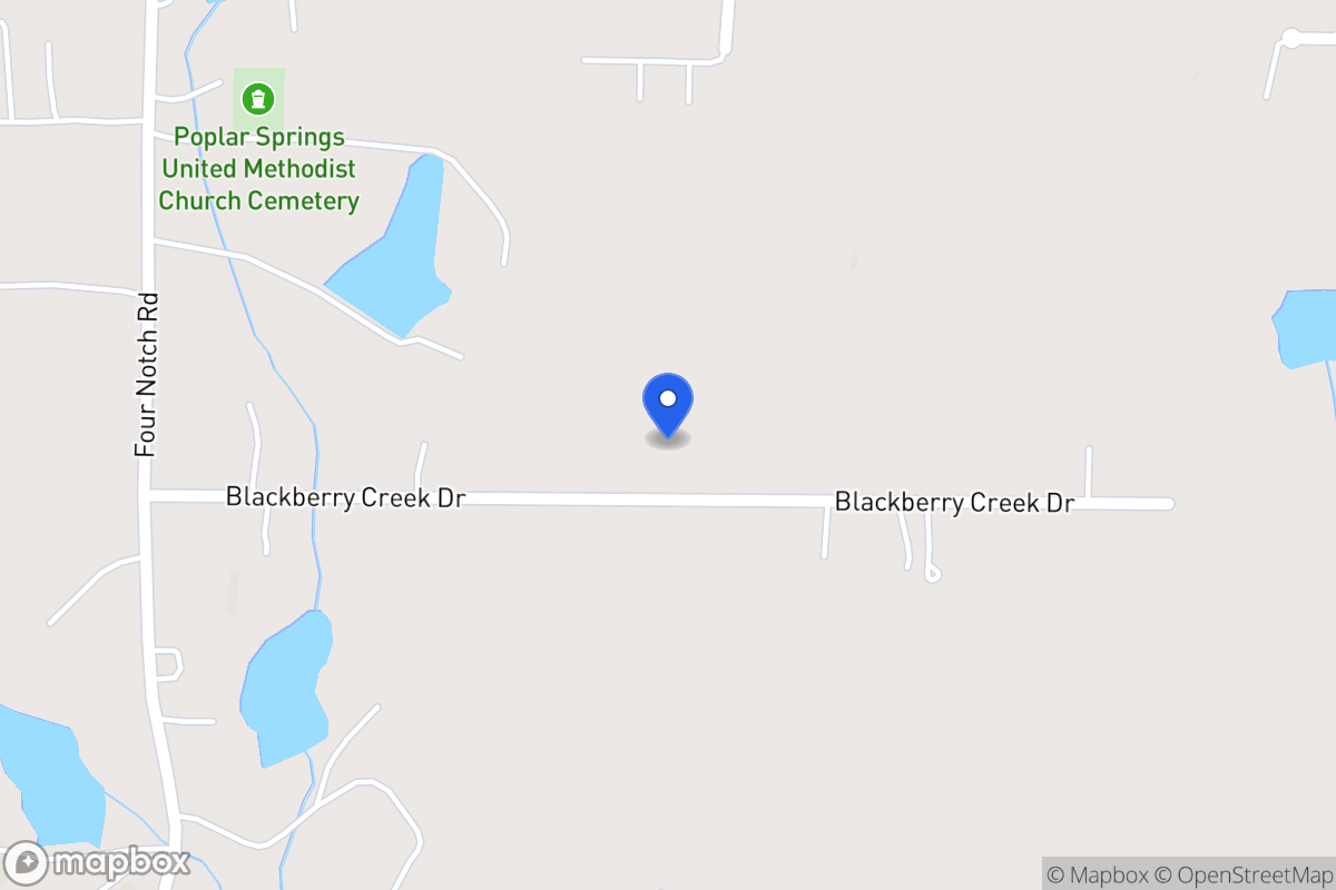 Map of 112 Blackberry Creek Dr
