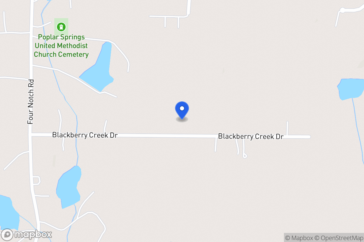 Map of 120 Blackberry Creek Dr
