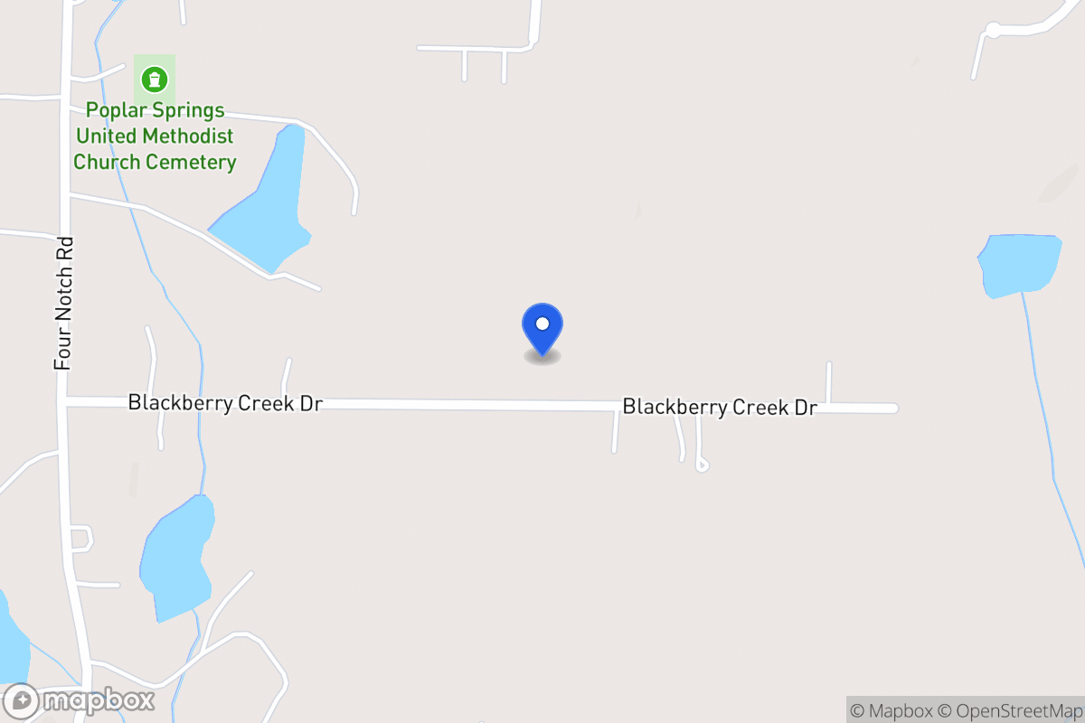 Map of 128 Blackberry Creek Dr