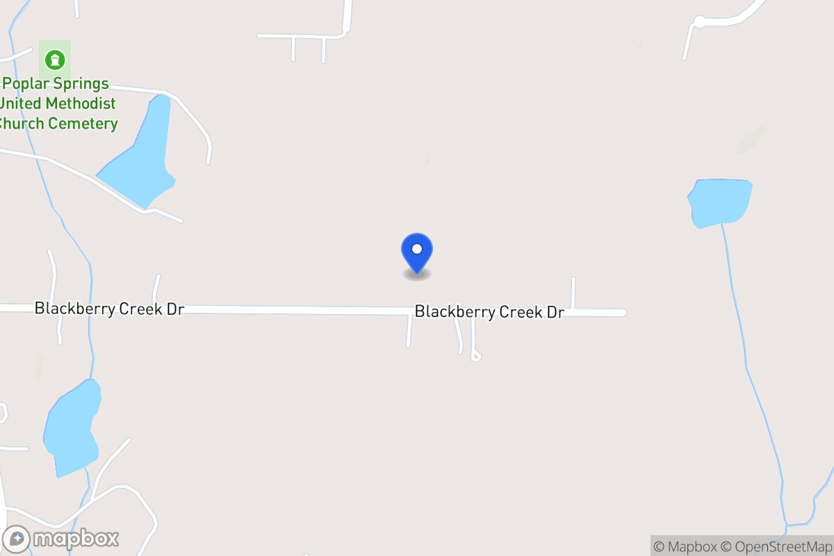 Map of 152 Blackberry Creek Dr