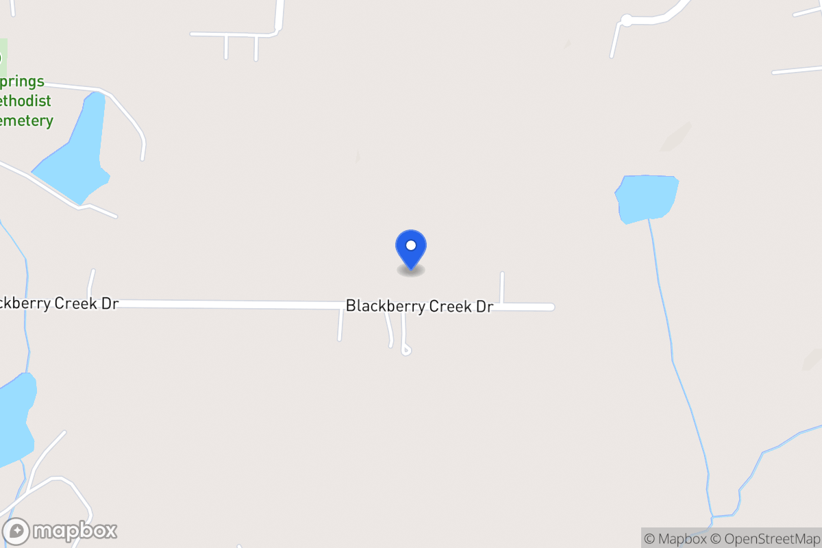 Map of 176 Blackberry Creek Dr