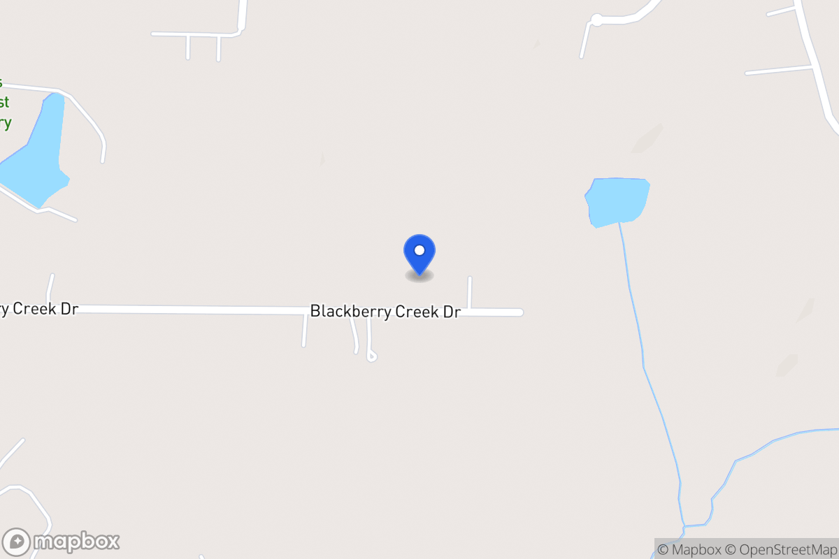 Map of 192 Blackberry Creek Dr