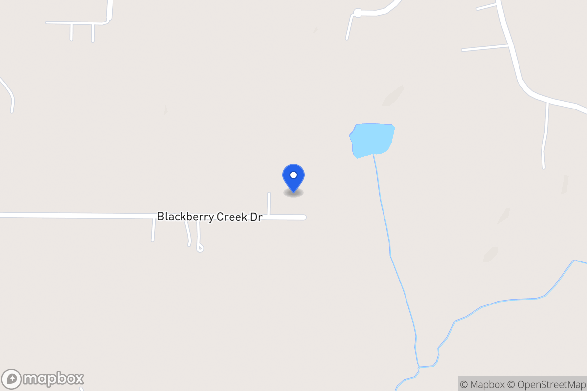 Map of 218 Blackberry Creek Dr