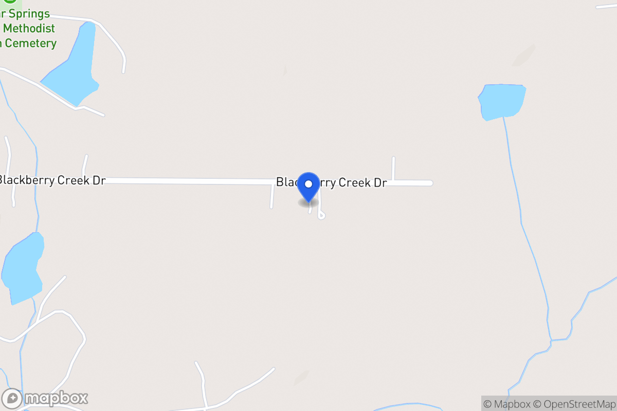 Map of 167 Blackberry Creek Dr