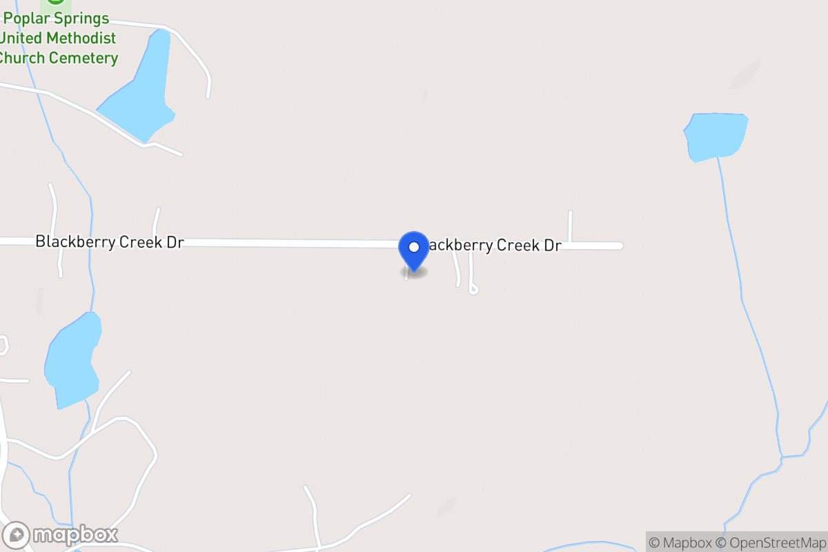 Map of 151 Blackberry Creek Dr
