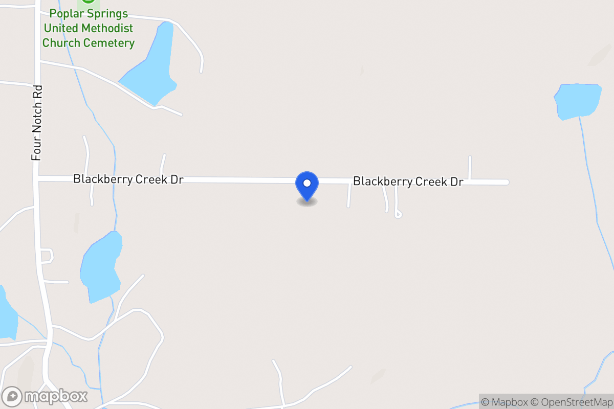 Map of 127 Blackberry Creek Dr
