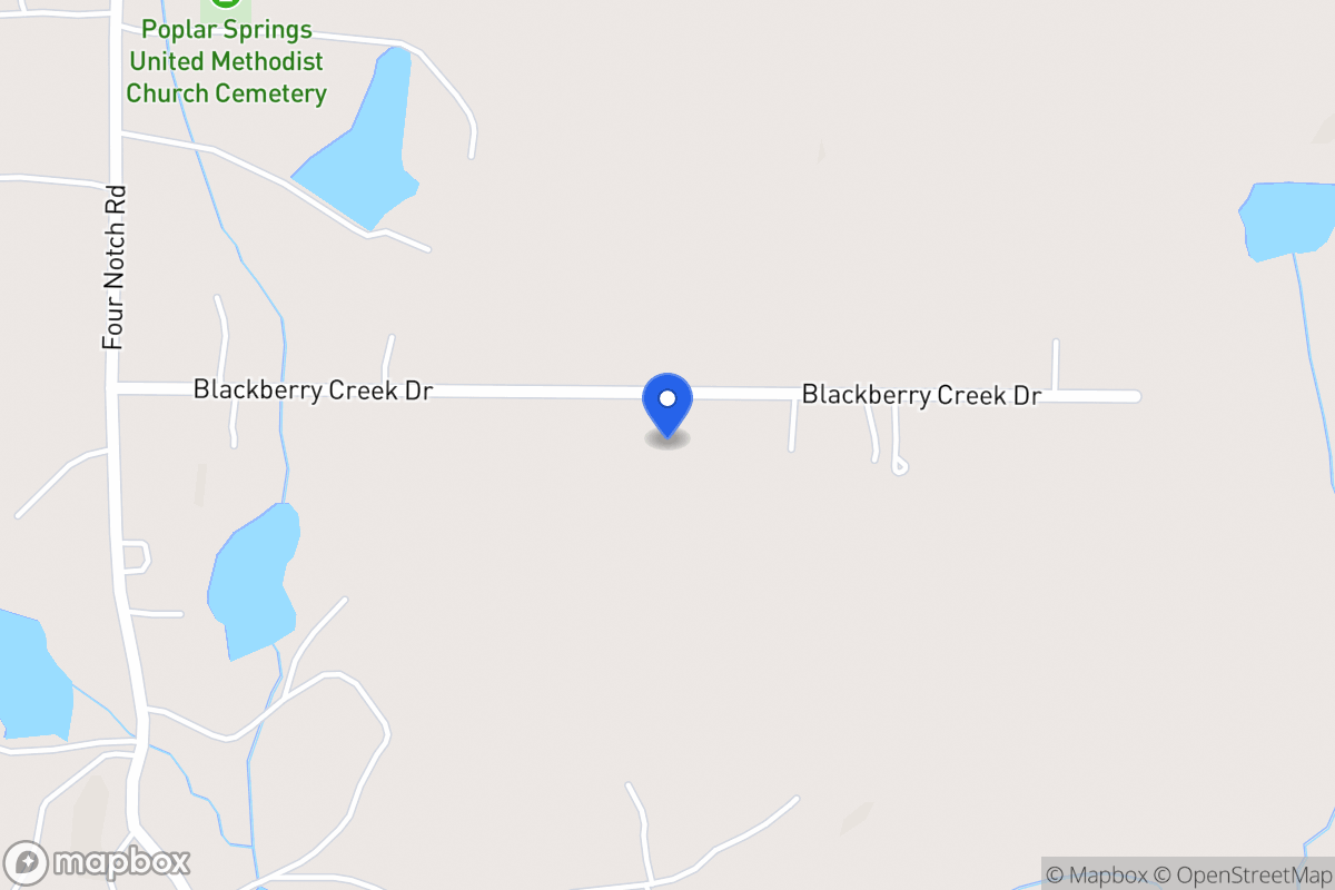 Map of 119 Blackberry Creek Dr