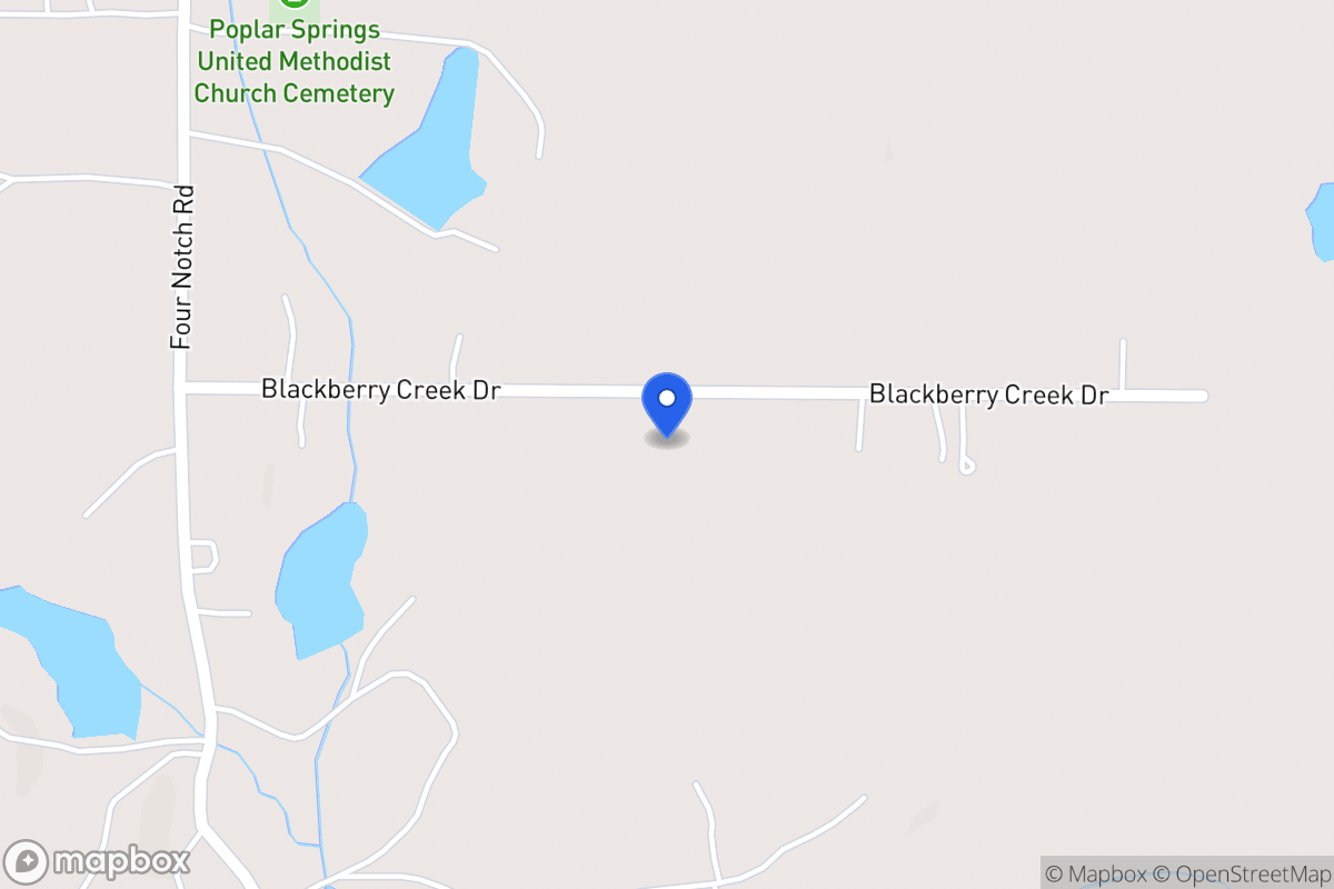 Map of 103 Blackberry Creek Dr