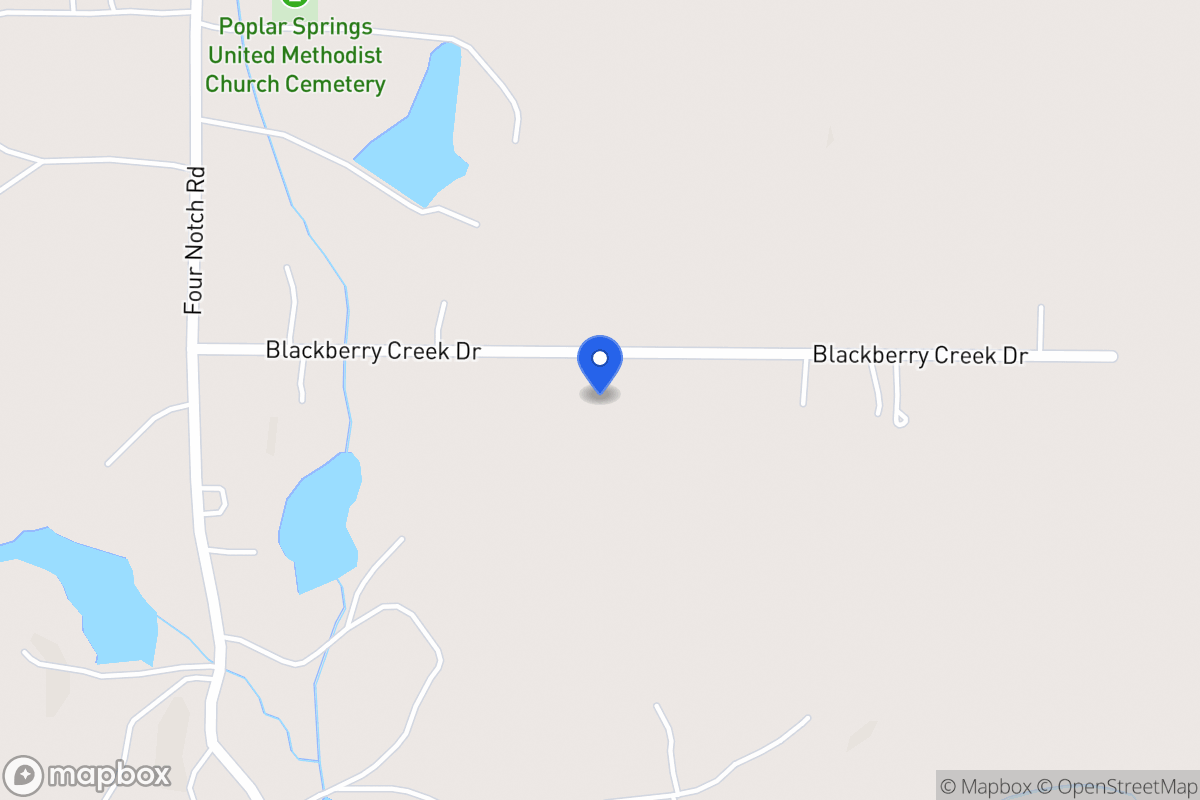Map of 95 Blackberry Creek Dr