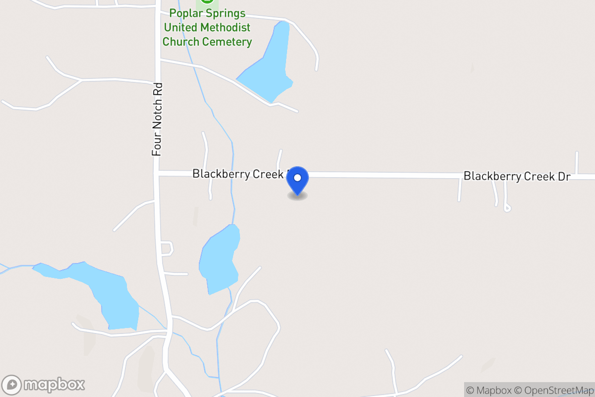 Map of 63 Blackberry Creek Dr
