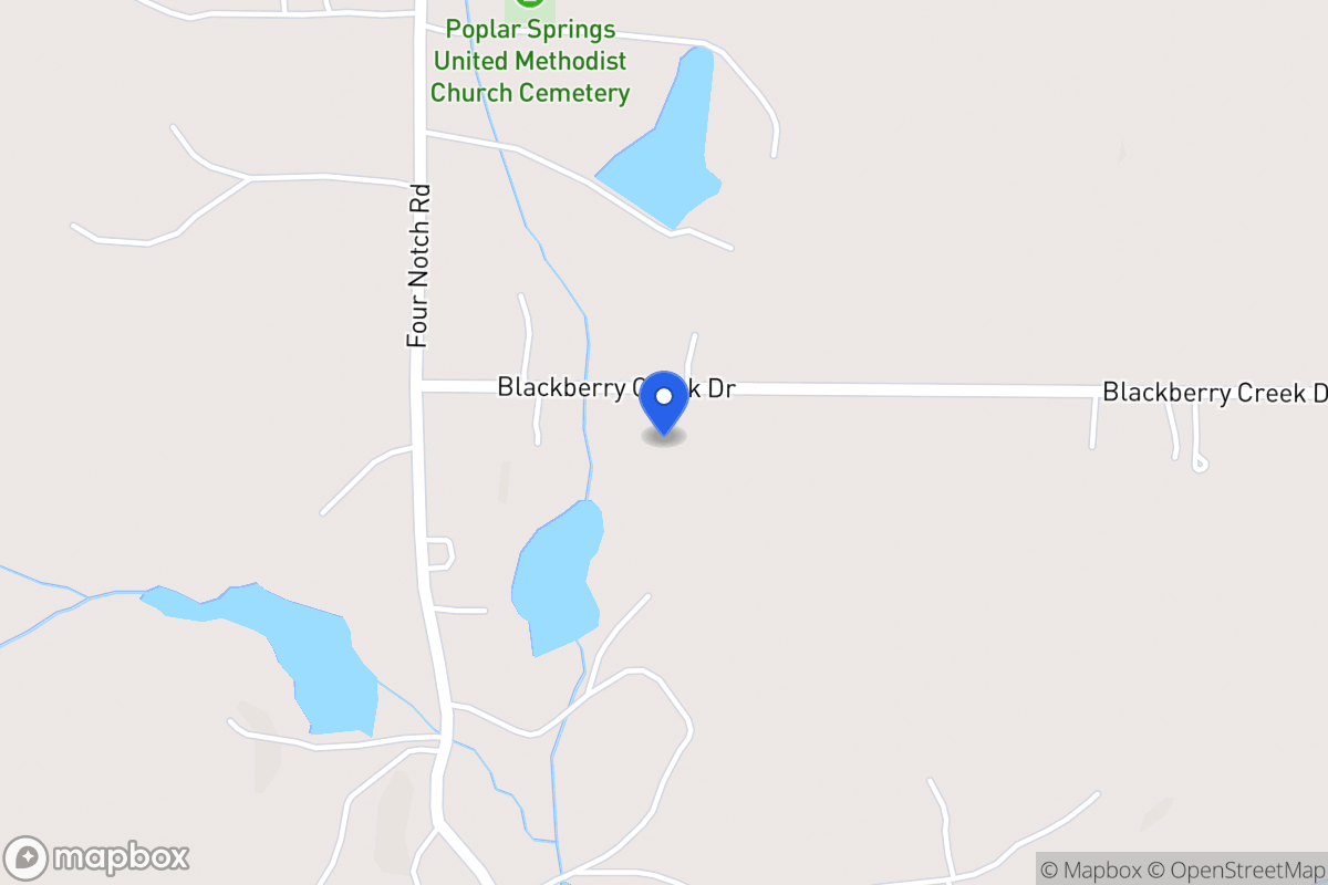 Map of 47 Blackberry Creek Dr