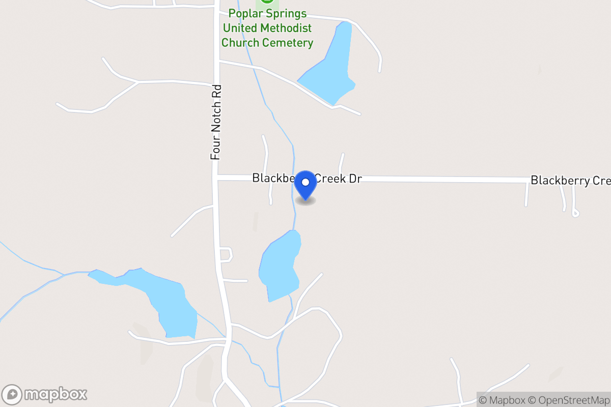 Map of 41 Blackberry Creek Dr