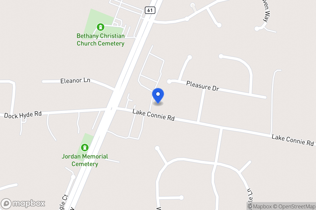 Map of 60 Lake Connie Rd