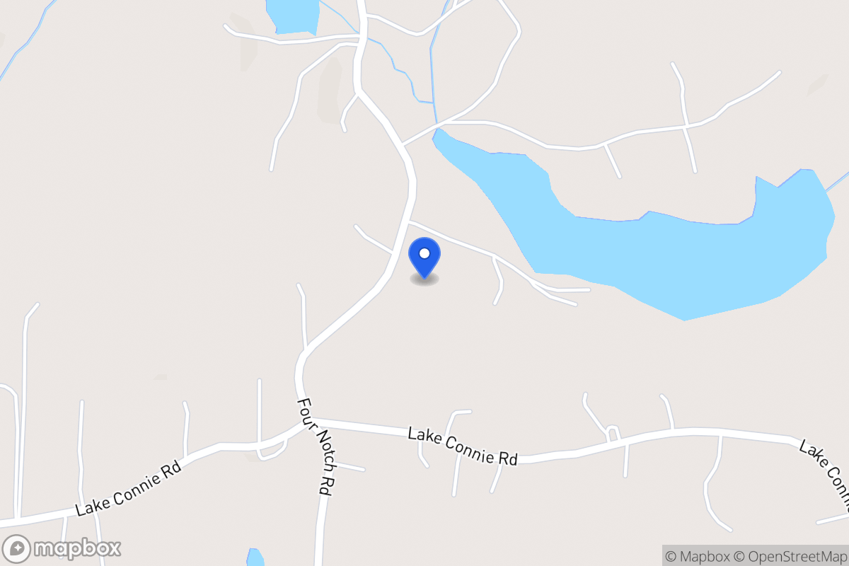 Map of 1645 Four Notch Rd