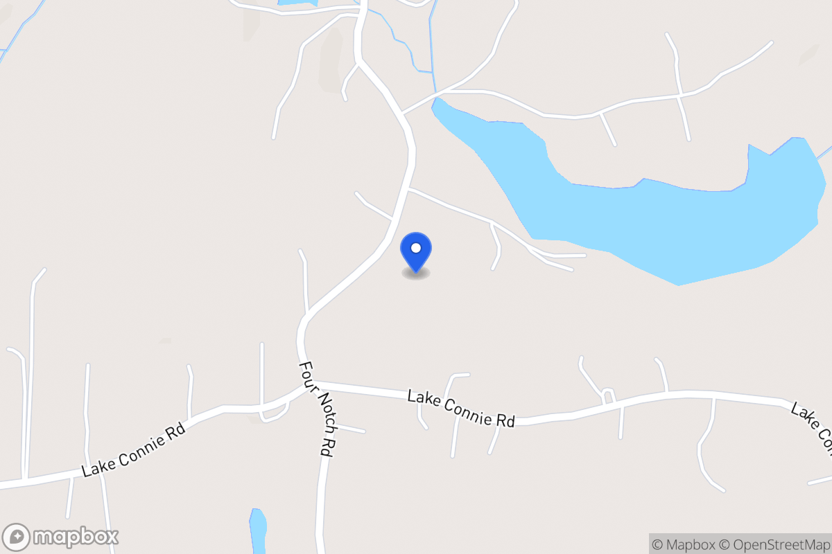 Map of 1639 Four Notch Rd