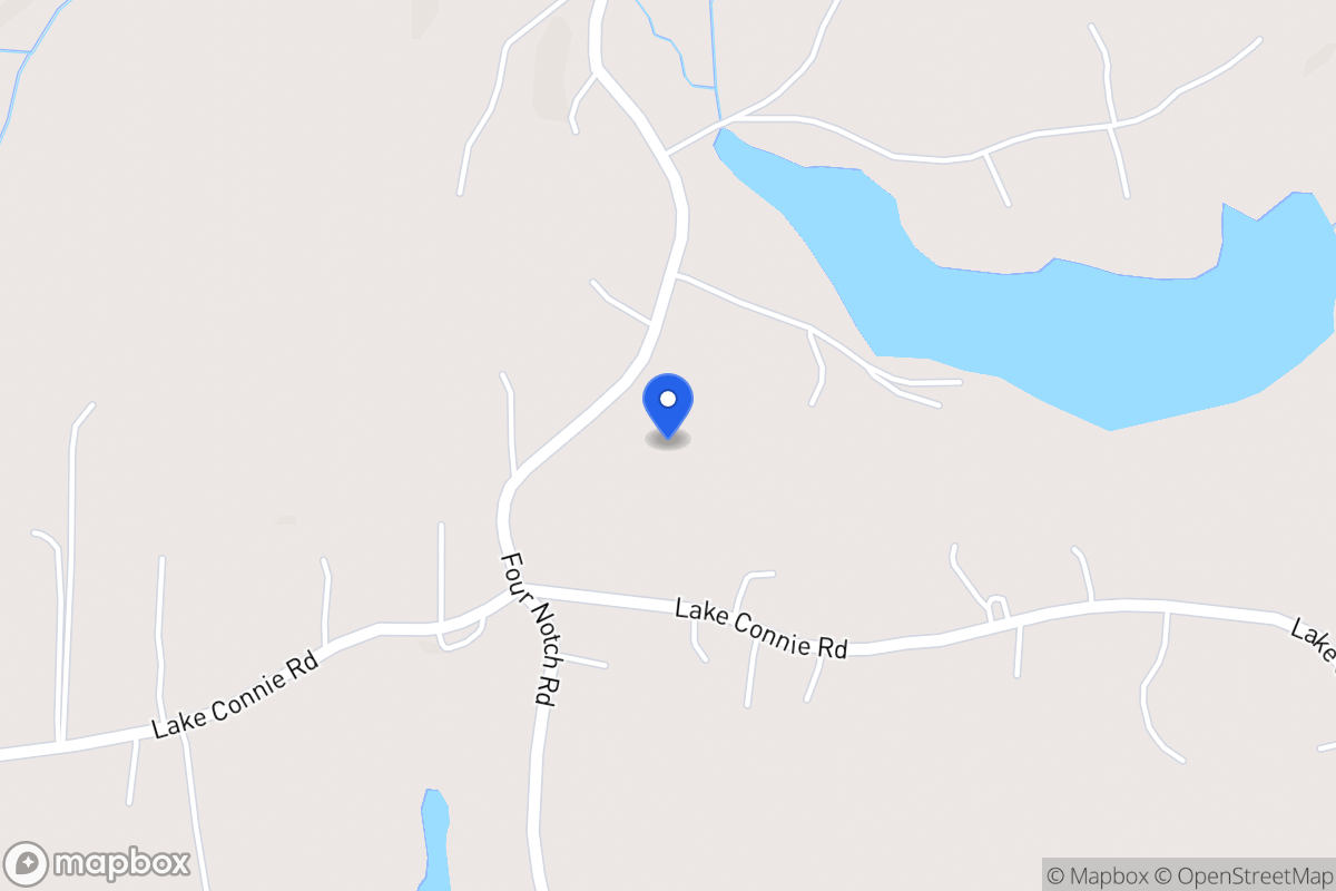 Map of 1631 Four Notch Rd
