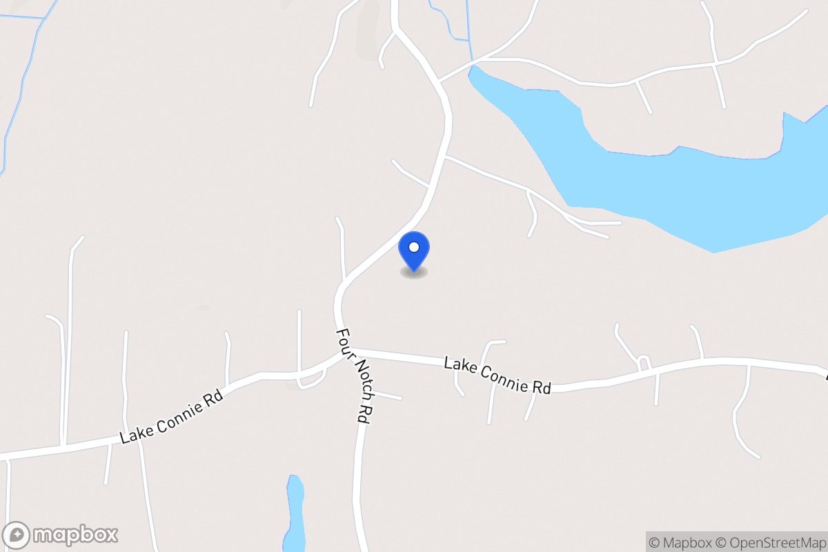 Map of 1625 Four Notch Rd