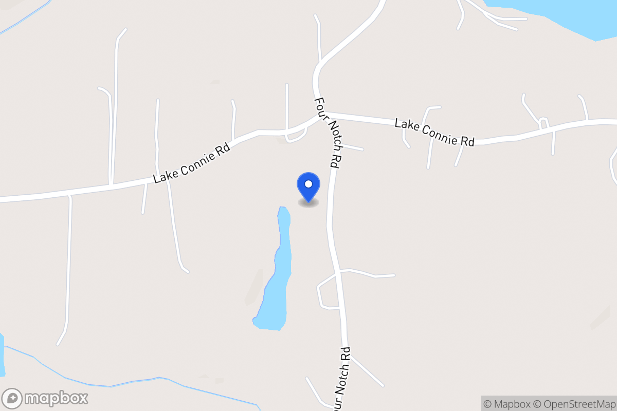 Map of 1554 Four Notch Rd