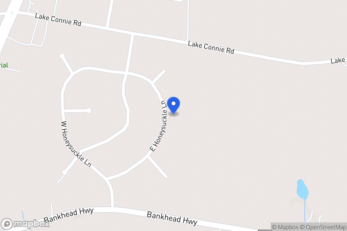 Map of E Honeysuckle Ln