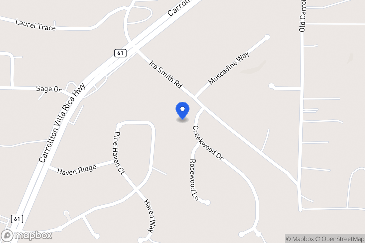 Map of 105 Creekwood Dr
