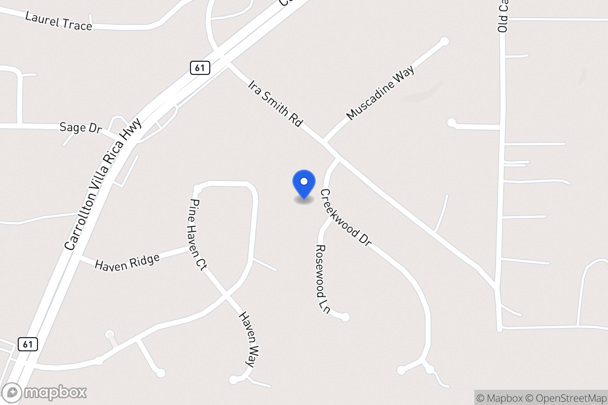 Map of 109 Creekwood Dr