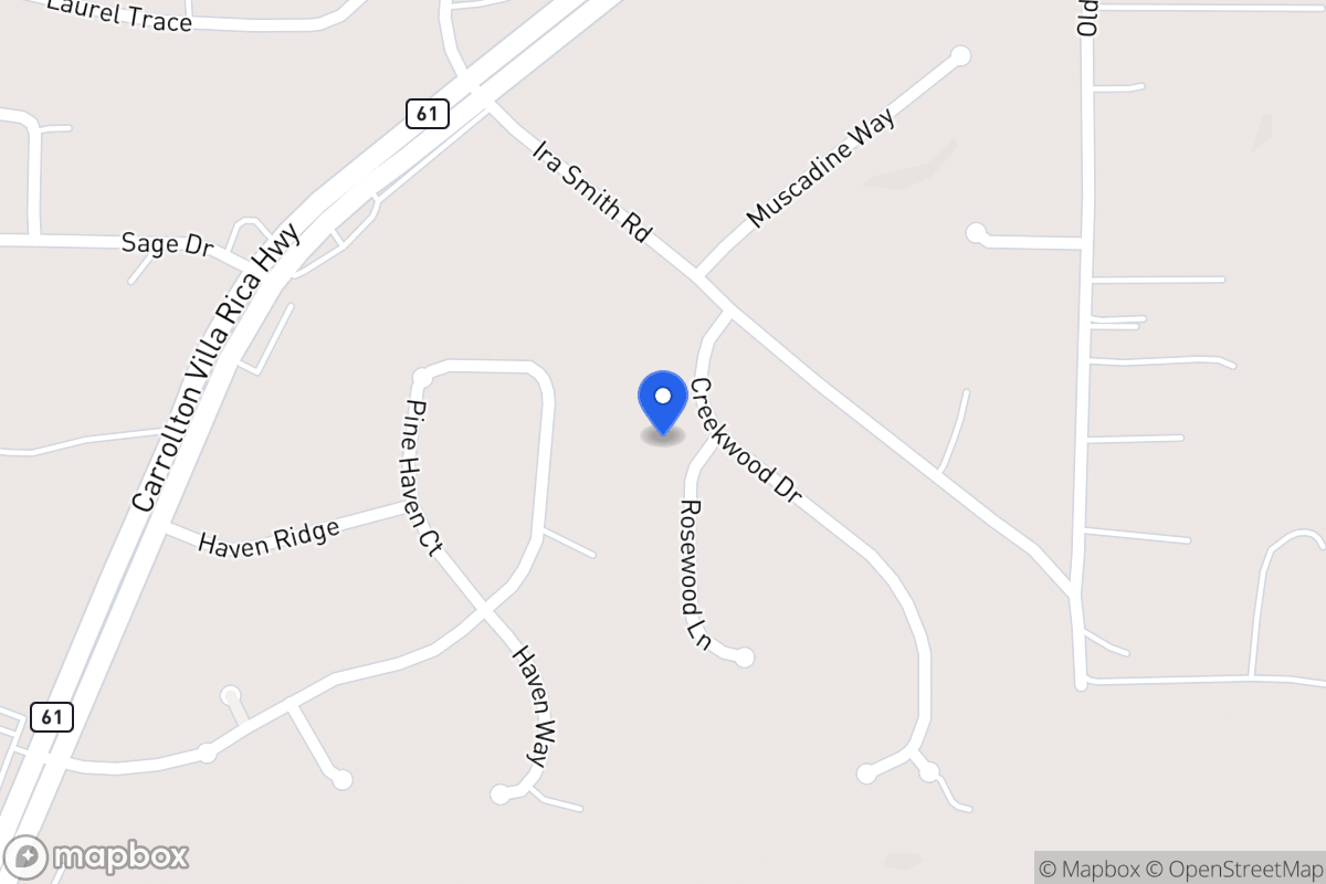 Map of 301 Rosewood Ln