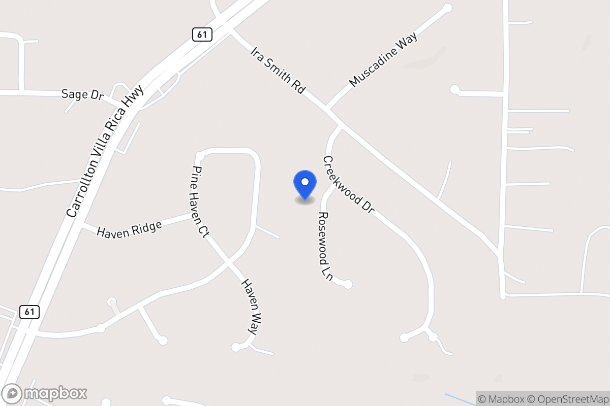 Map of 305 Rosewood Ln