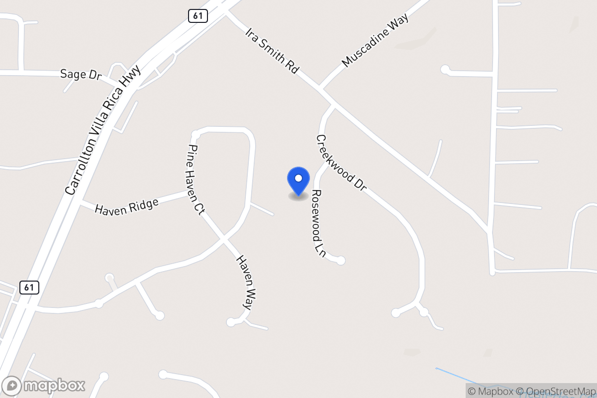 Map of 309 Rosewood Ln