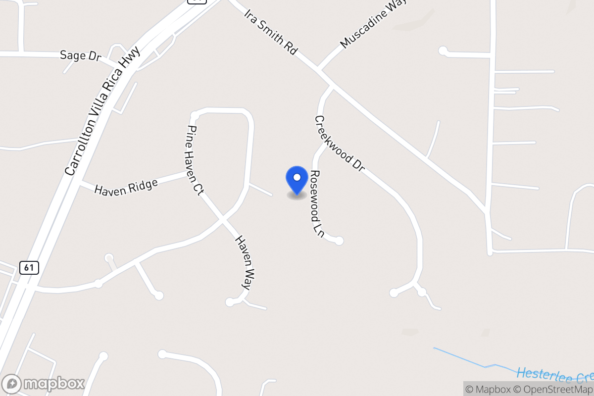 Map of 313 Rosewood Ln