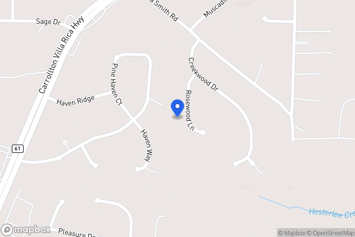 Map of 317 Rosewood Ln