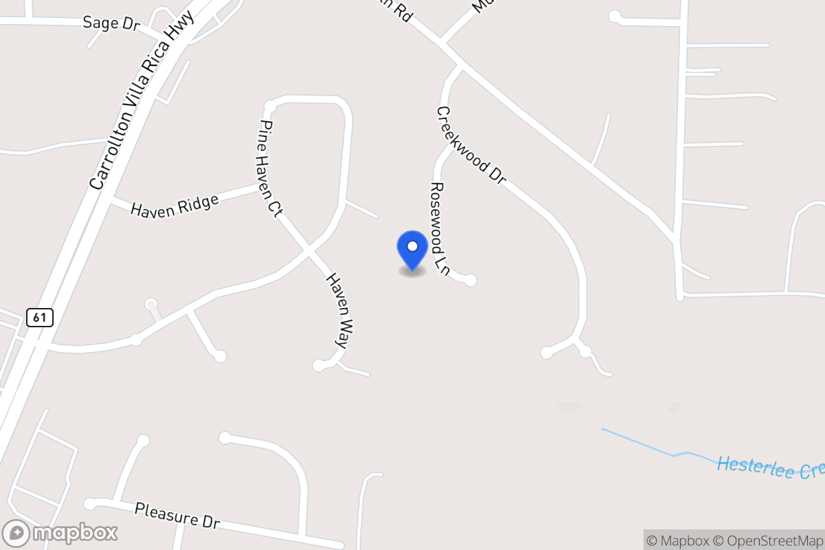 Map of 321 Rosewood Ln