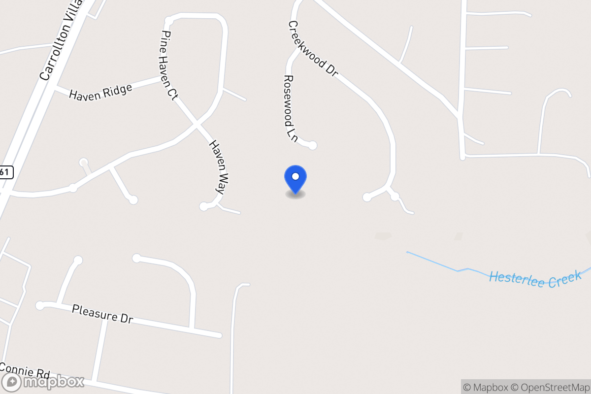 Map of Rosewood Ln