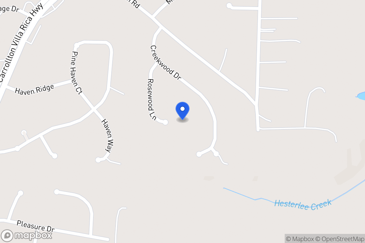 Map of 334 Rosewood Ln