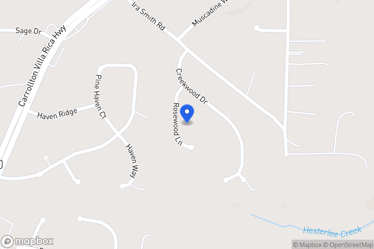 Map of 314 Rosewood Ln