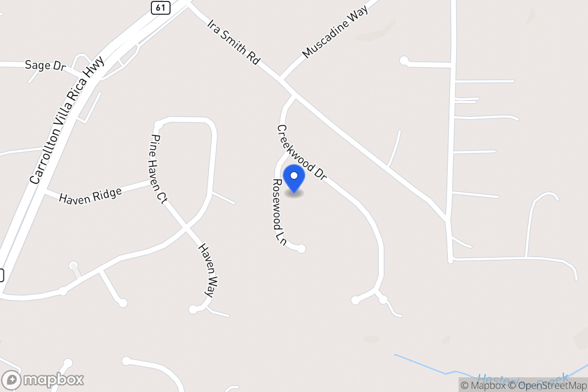 Map of 310 Rosewood Ln